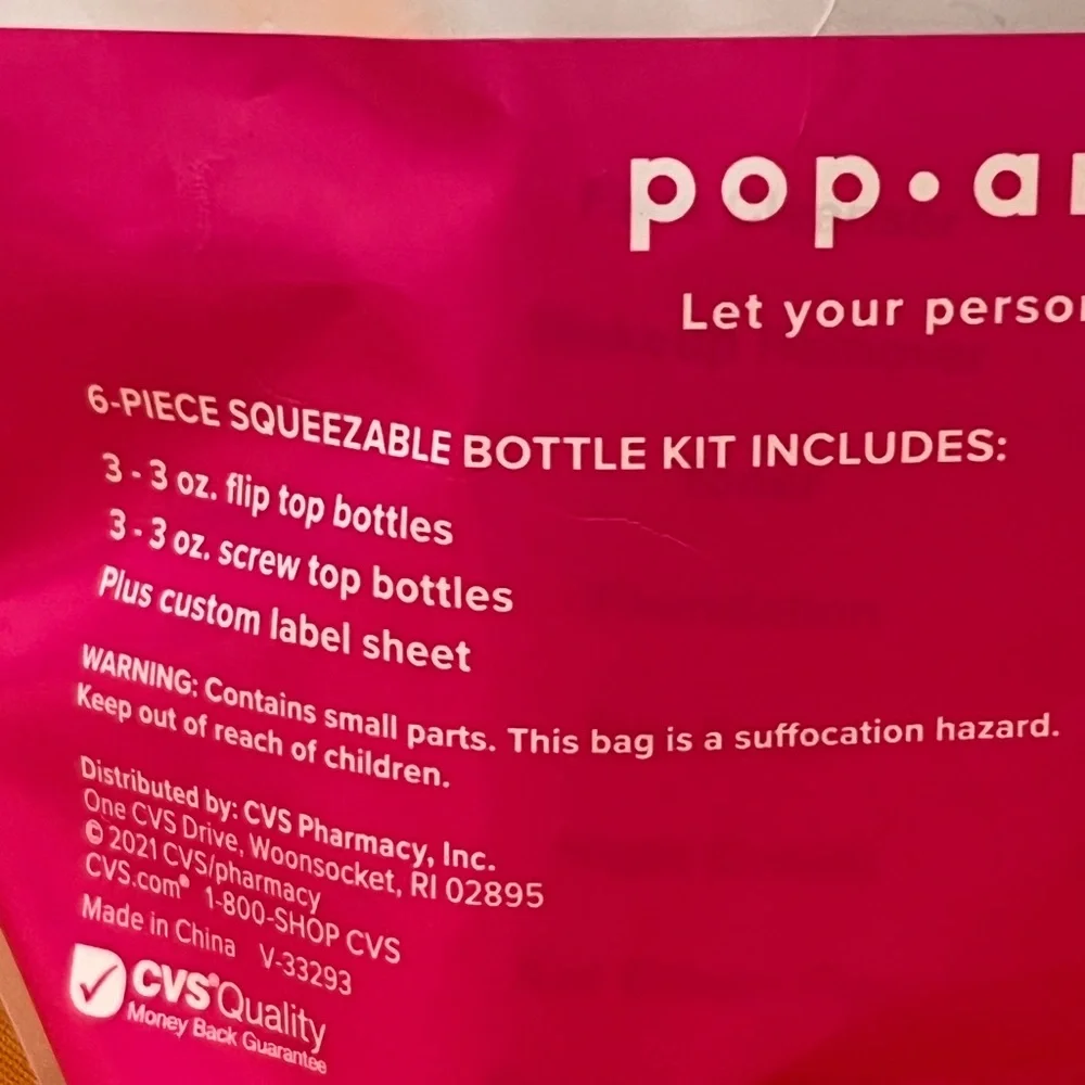 6/$25 Pop•arazzi travel Squeezable Bottle Kit - Picture 4 of 7
